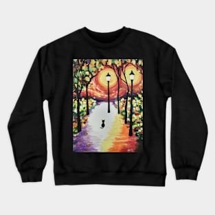 Stray Cat in October Crewneck Sweatshirt